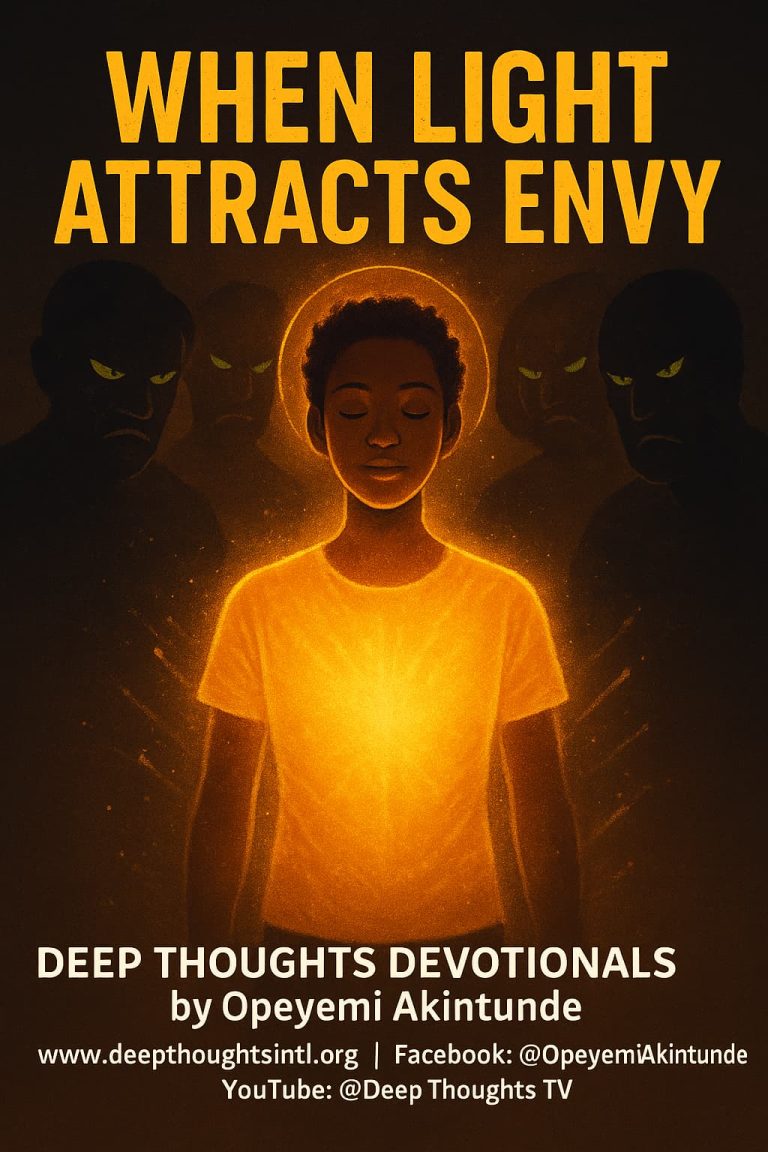 ‘WHEN LIGHT ATTRACTS ENVY’