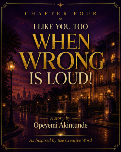 CHAPTER FOUR WHEN WRONG IS LOUD!