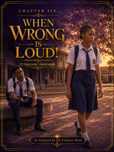 CHAPTER SIX “WHEN WRONG IS LOUD!”