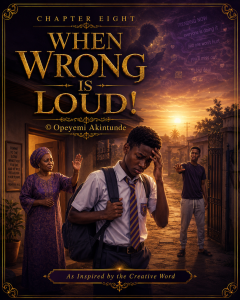 CHAPTER EIGHT WHEN WRONG IS LOUD!