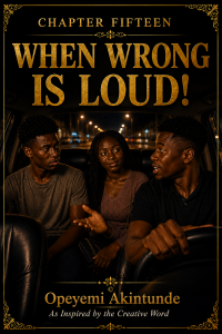 CHAPTER FIFTEEN WHEN WRONG IS LOUD!