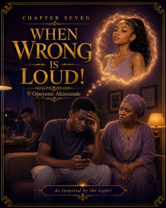 CHAPTER SEVEN “WHEN WRONG IS LOUD!”