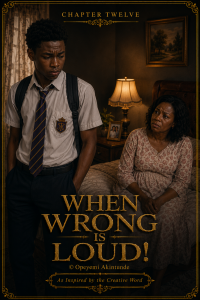 CHAPTER TWELVE WHEN WRONG IS LOUD!