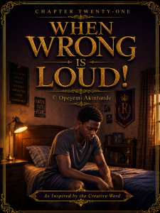 CHAPTER TWENTY-ONE “WHEN WRONG IS LOUD!”