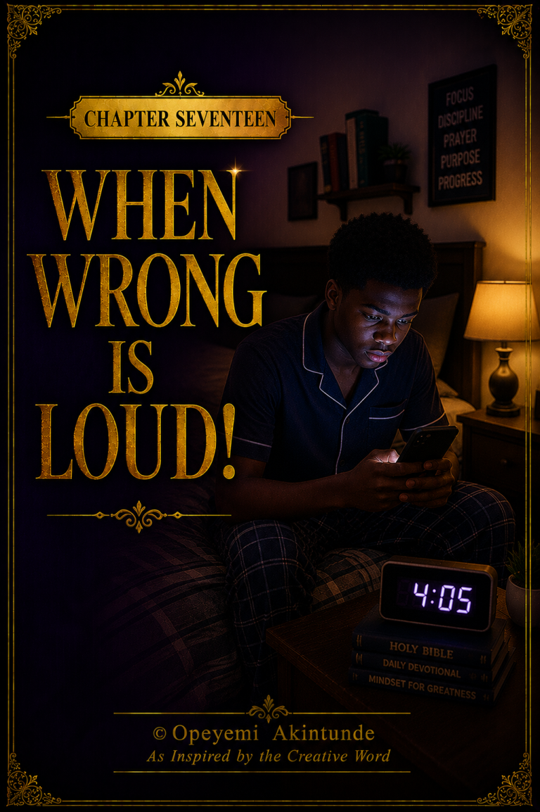 CHAPTER SEVENTEEN WHEN WRONG IS LOUD!