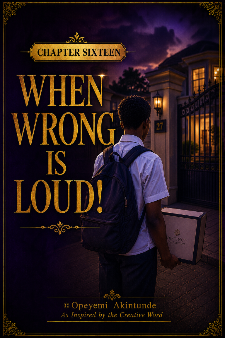 CHAPTER SIXTEEN WHEN WRONG IS LOUD!