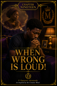 CHAPTER NINETEEN “WHEN WRONG IS LOUD!”
